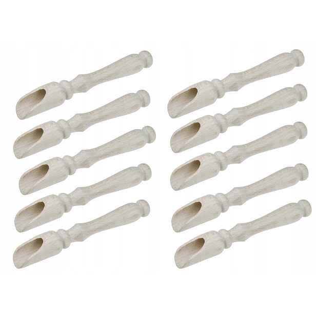 Čerpák naběračkový dřevěný s mini rukojetí 11 cm, 50 kusů