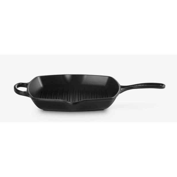Le Creuset - Grilovací pánev, 26x26 cm, noir mat 20183260000422
