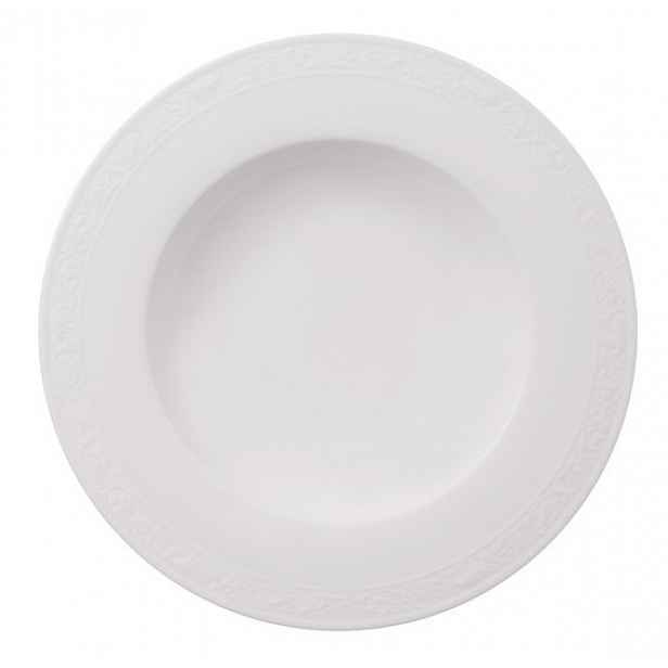 Villeroy & Boch White Pearl hluboký talíř, Ø 24 cm