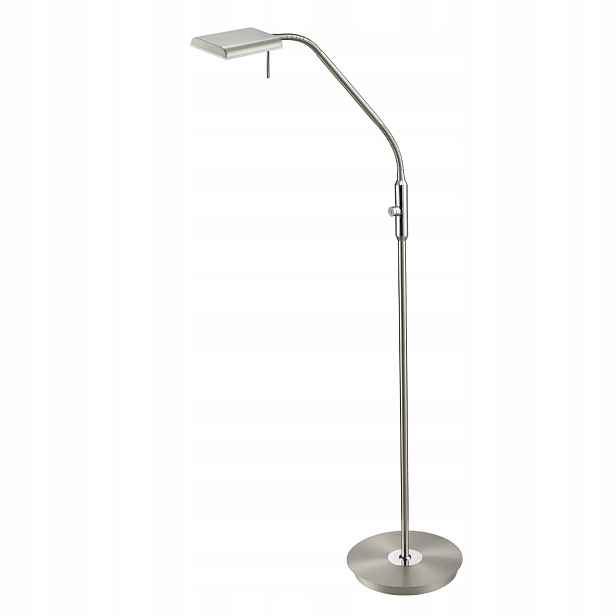 Stojací podlahová lampa Bergamo stříbrná Trio