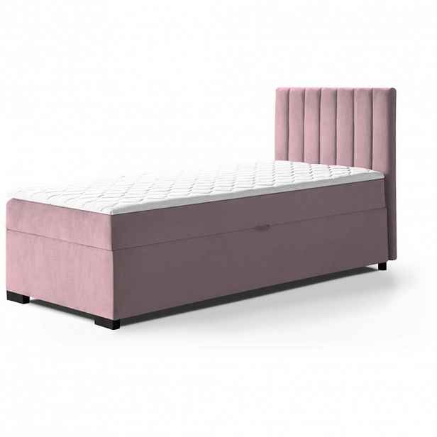 Beautysofa ČALOUNĚNÁ postel Eric 94/207/105, růžová