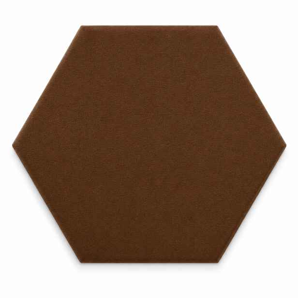 Čalouněný nástěnný panel HEXAGON více rozměrů jantarová MyBestHome Rozměr: 40x35 cm