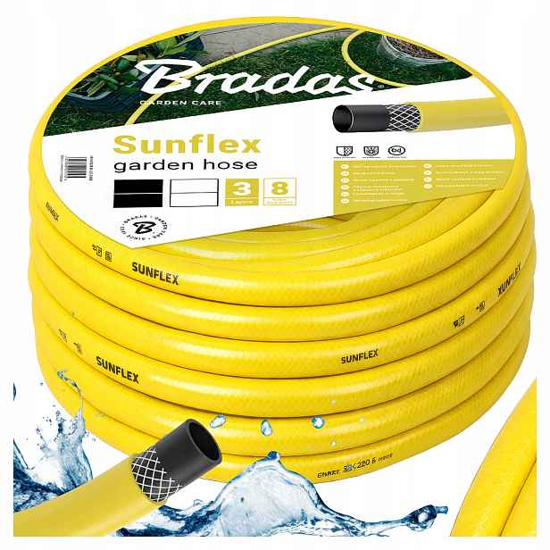 Hadice Na Zavlažování 50 m 3/4" Elastická Silná Odolná Uv Odolná