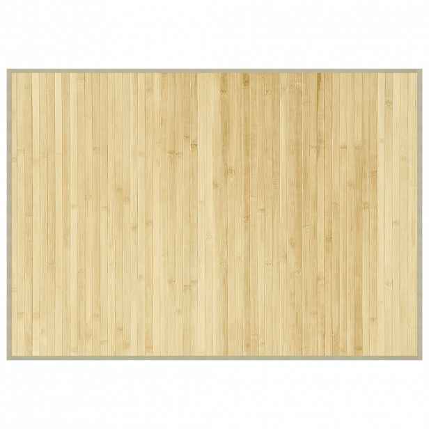 vidaXL Koberec obdélníkový světle přírodní 70 x 100 cm bambus