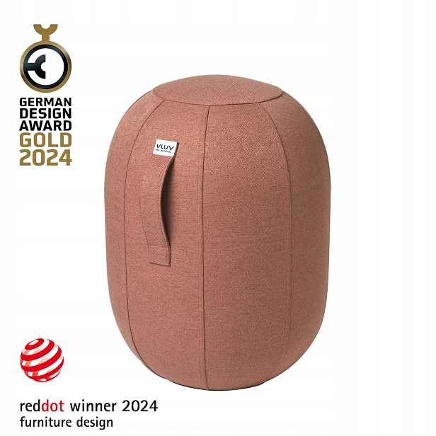 Balanční stolička Vluv Kapsul Sova S Salmon ergonomická židle