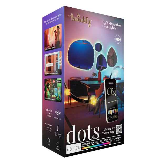 Twinkly Dots 60 Led Rgb Usb černý kabel 3 m