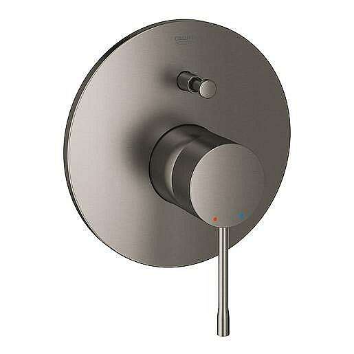 Vanová baterie Grohe Essence New bez podomítkového tělesa Brushed Hard Graphite 19285AL1