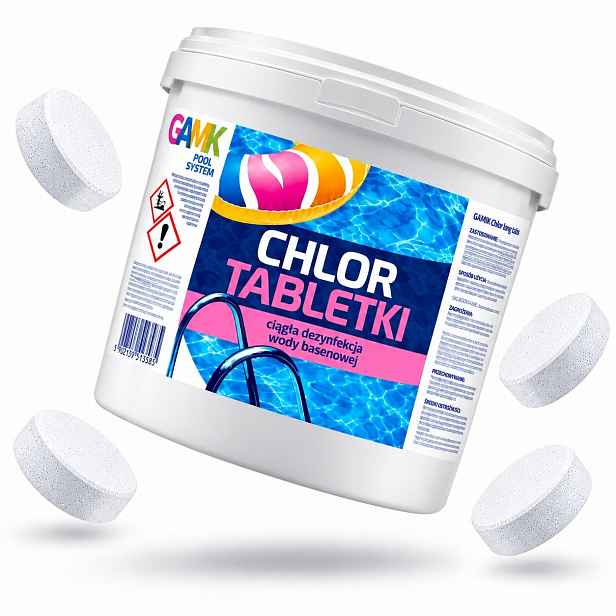 Tablety 200G 3KG Chlorové Do Bazénu 15KS Dlouhodobá Dezinfekce Vody