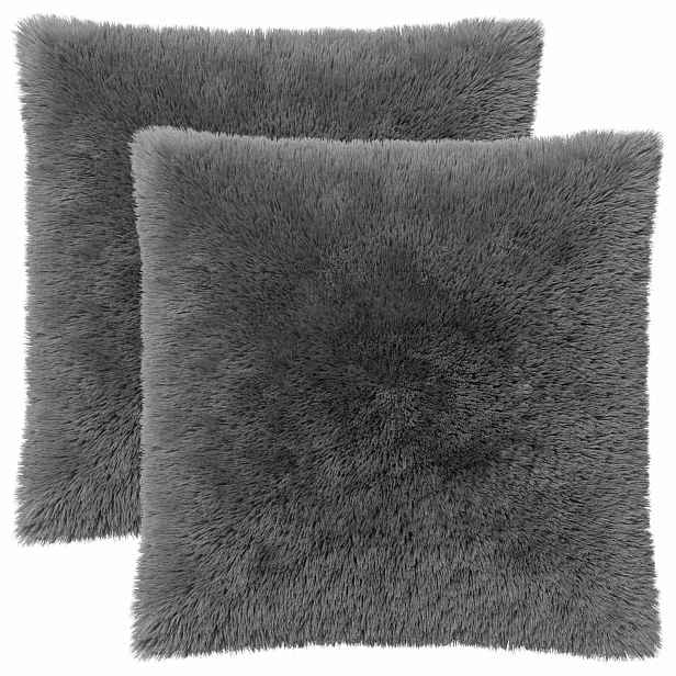 vidaXL Povlak na polštář 2 pcs HEERLEN Světle šedá 60 x 60 cm