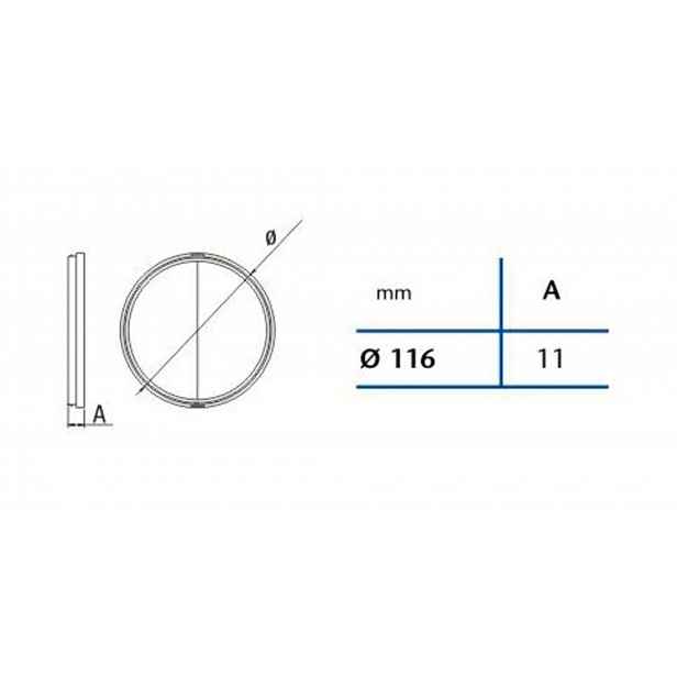 Sapho Cata B-Plus - Zpětná klapka 120 mm 01920600