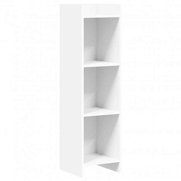 vidaXL knihovna Bílá 30 x 30 x 111 cm Kompozitní dřevo