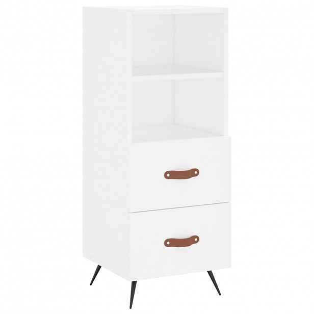 vidaXL Příborník bílý 34,5 x 34 x 90 cm kompozitní dřevo