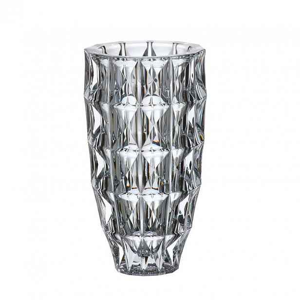 Křišťálová váza Bohemia Diamond 28 cm, broušená