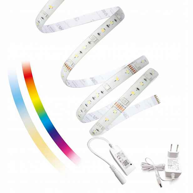 Led pásek 17W Rgb Wifi 5 m Napájecí Zdroj A Ovladač Spectrum 1200 lm