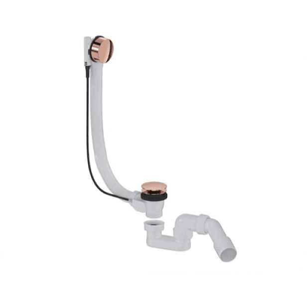 Vanový automat 52 mm DN40/DN50 SAT Aurum 40 cm, růžově zlatý lesklý, plast SATAVA60RG