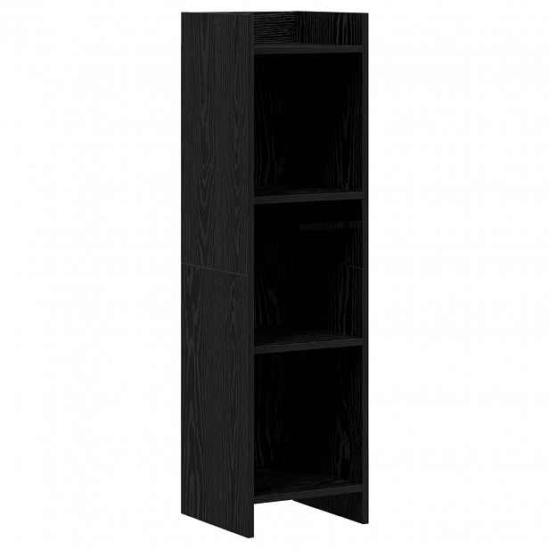 vidaXL knihovna Černý dub 30 x 30 x 111 cm Kompozitní dřevo