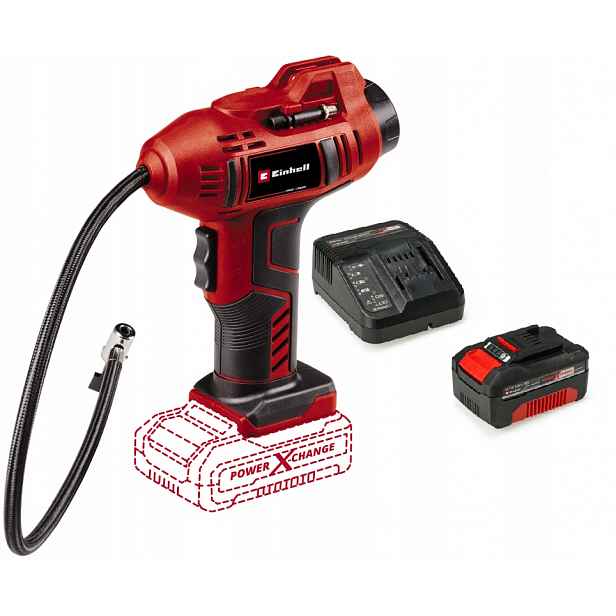 Einhell Automobilový Kompresor Ce-cc 18 Li 2071010 Akumulátor Sada 4,0AH