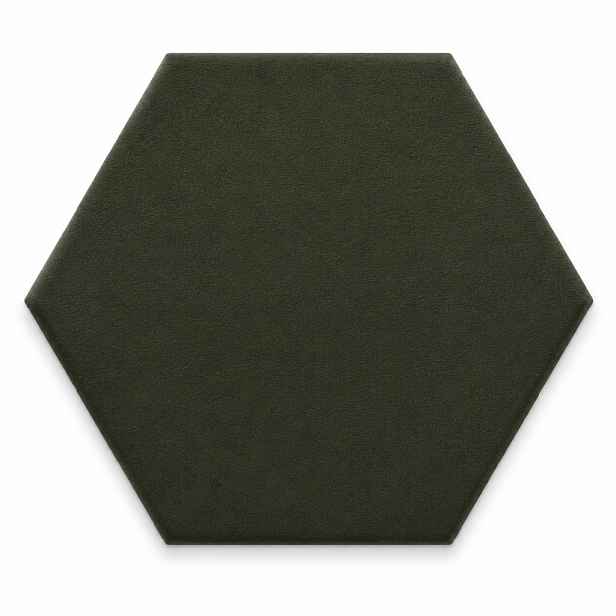 Čalouněný nástěnný panel HEXAGON více rozměrů khaki MyBestHome Rozměr: 30x26 cm