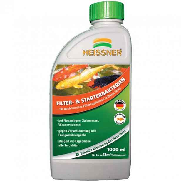 Heissner filtrační a startovací bakteri 1000 ml až na 12 m3 jezírkové vody TZ755-00