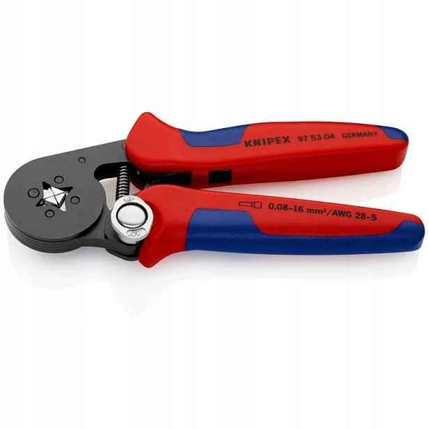 Samonastavitelné Kleště Na Lisování Dutinek 180 MM 97 53 04 Knipex