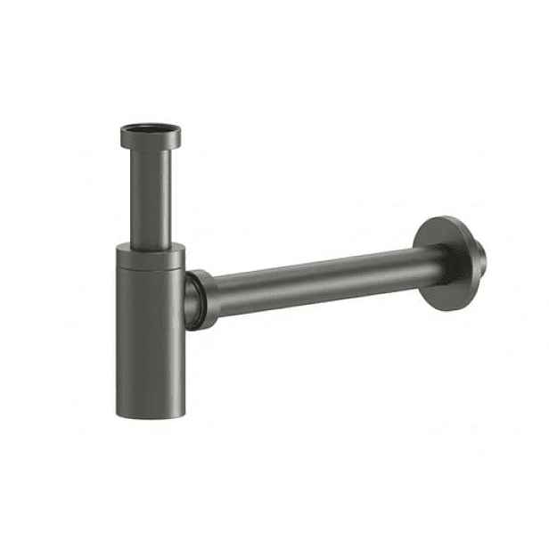 Sifon k umyvadlu 5/4 DN32 SAT Aurum 5,4 cm, gun metal matný, plast SATAUSBGM