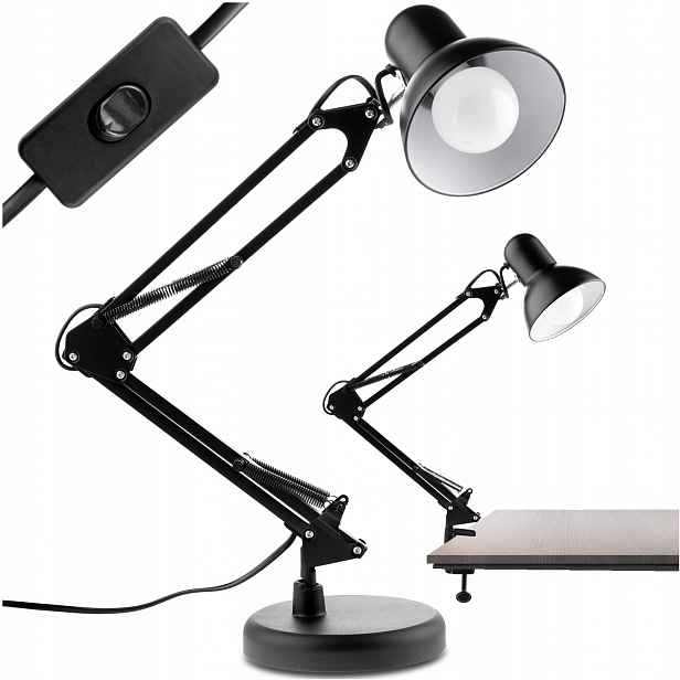 Stolní lampa Kreslící Školní Noční E27 žárovka není součástí balení