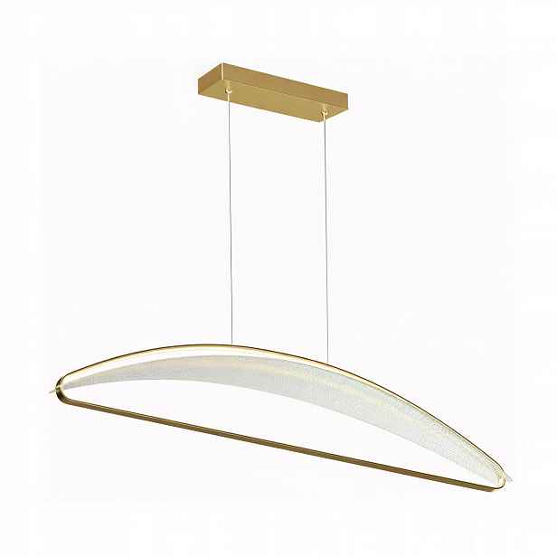 Závěsná stropní Led lampa 100 cm Kov Zlatý Lesk Nad Ostrovem