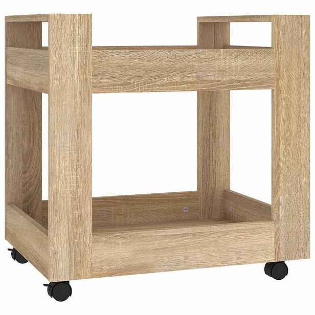 vidaXL Kancelářský kontejner dub sonoma 60x45x60 cm kompozitní dřevo