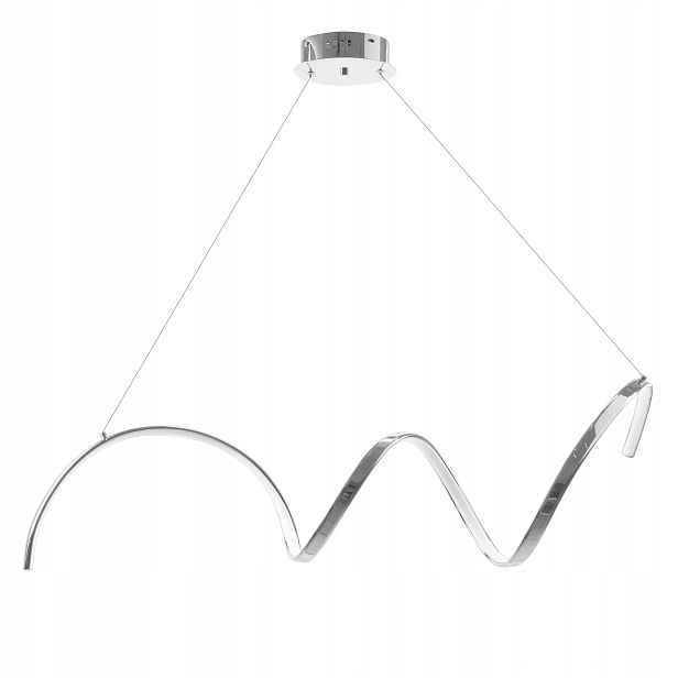 Moderní Led Lustr Toolight LHJ025-CP Chrome Stříbrný Do Obývacího Pokoje Kuchyně