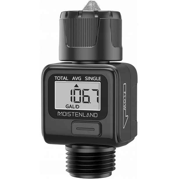 Počítač Zavlažovací Průtokoměr Vodní Hodinky 3/4 IPX6 Moistenland Pro