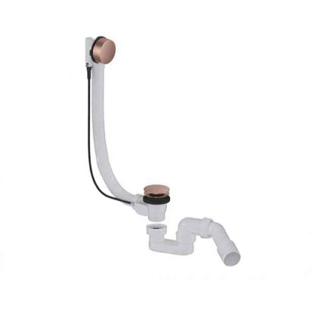Vanový automat 52 mm DN40/DN50 SAT Aurum 60 cm, růžově zlatý matný, plast SATAVA80BRG
