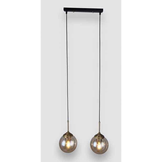 Skleněná závěsná stropní lampa Led lustr Kula
