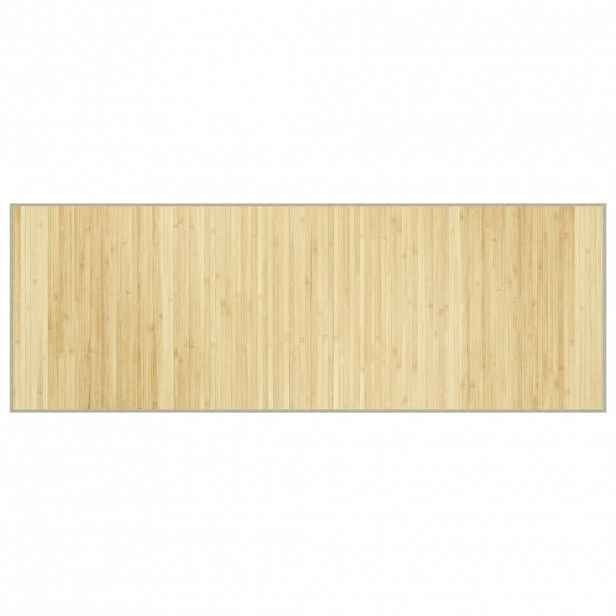vidaXL Koberec obdélníkový světle přírodní 70 x 200 cm bambus