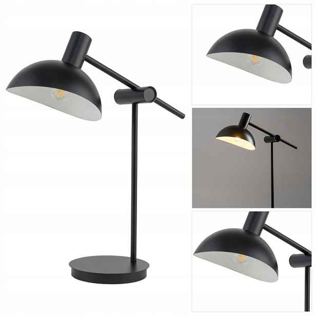Černá stolní lampa Artis moderní do pracovny, psací stůl Sigma Lighting