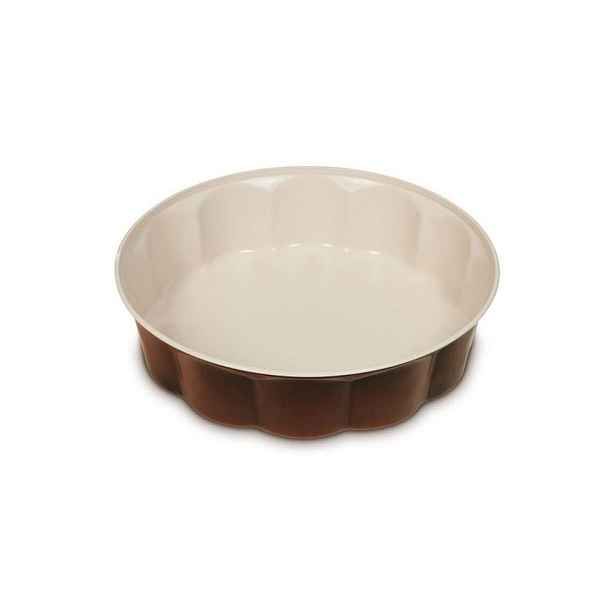 forma koláč d26cm Fiorella, v. 6,8cm, CHOCO, nepřil.plech