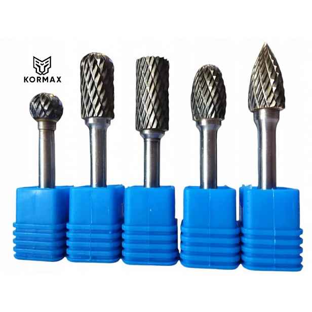 Rychlootáčkový pilník Frez rotační 12 mm s karbidem wolframu Set 5ks
