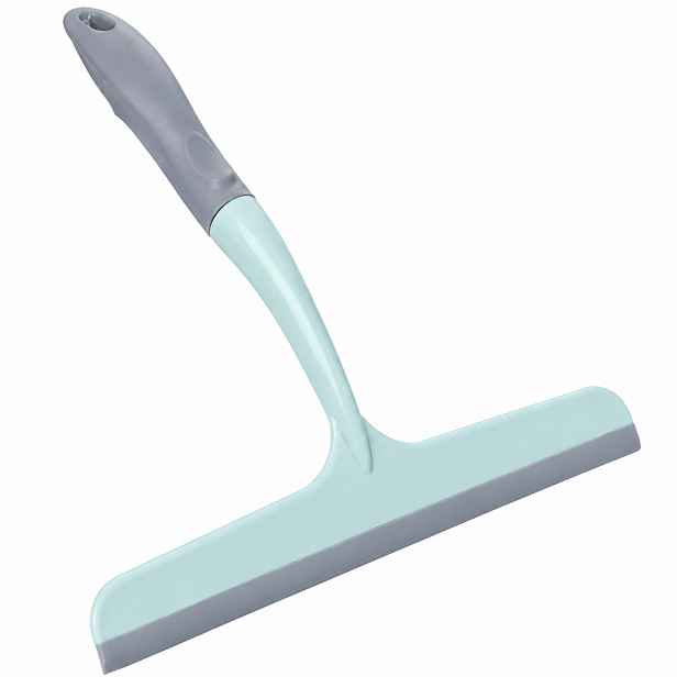 TEMU 25,5 X 22 X 3 cm 1 ks Multifunkční škrabka - Čisticí nástroj na sklo bez šmouh pro sprchové dveře, okna koupelen, zrcadla, kuchyňské obklady,