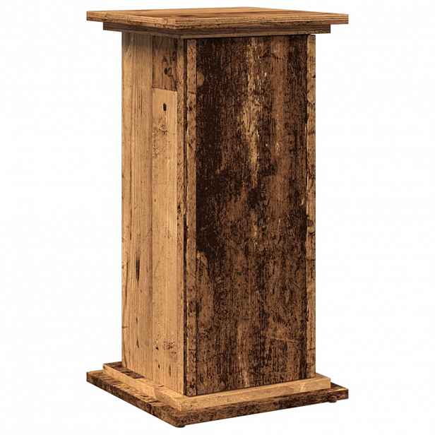 vidaXL Stojan na monitor s úložným prostorem old wood 31x30x60 cm