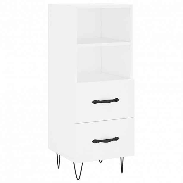 vidaXL Příborník bílý 34,5 x 34 x 90 cm kompozitní dřevo