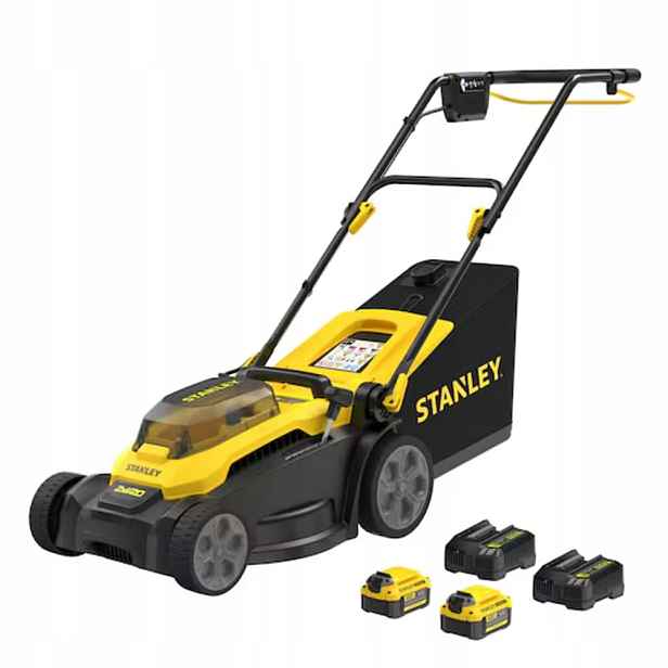 akumulátorová sekačka 20 V, 37 cm, 18 V, 2x4,0 Ah, Stanley [SCMWP3701M2-QW]