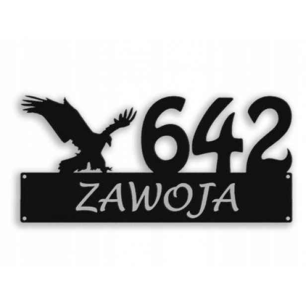 Číslo Na Dům 60 cm Tabule Adresa Ocel 2 mm ul. Zawoja
