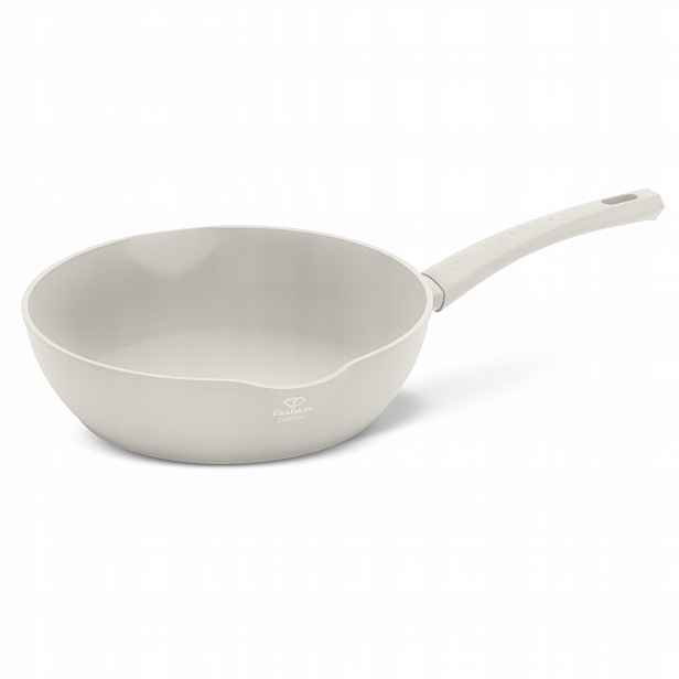 Pánev s dvěma zobáčky 28 cm, Fashion FTV-0060 Matte Cream-Gold