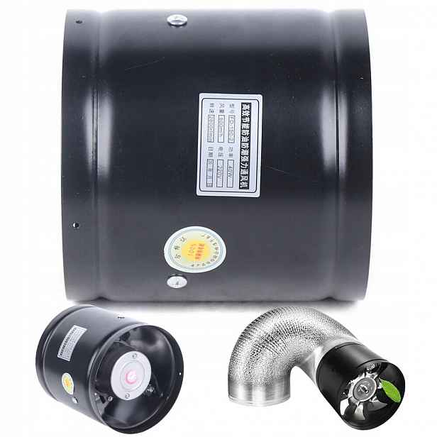 Pólový Odtahový Ventilátor 150 MM 500 M3/H 40 Db 40 W, Tichý