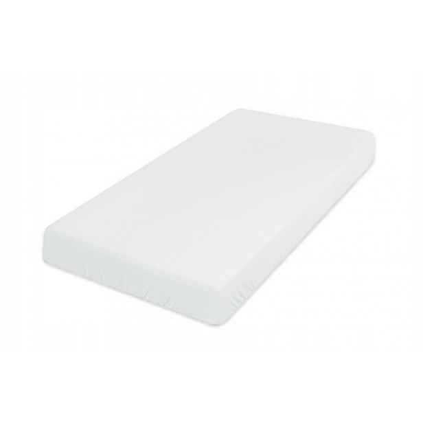 Prostěradlo mušelínové s gumou 90x200 bílé 01 Muslin
