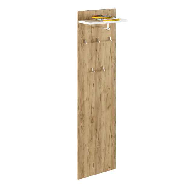 Tempo Kondela Věšákový panel RIOMA TYP 19 - dub artisan/bílá
