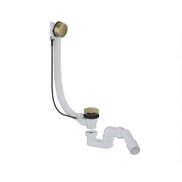 Vanový automat 52 mm DN40/DN50 SAT Aurum 60 cm, zlatý matný, plast SATAVA80BG