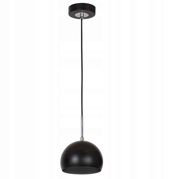 Luminex Závěsná lampa Cool Černá/Chrom E27 15W IP20 stmívatelná