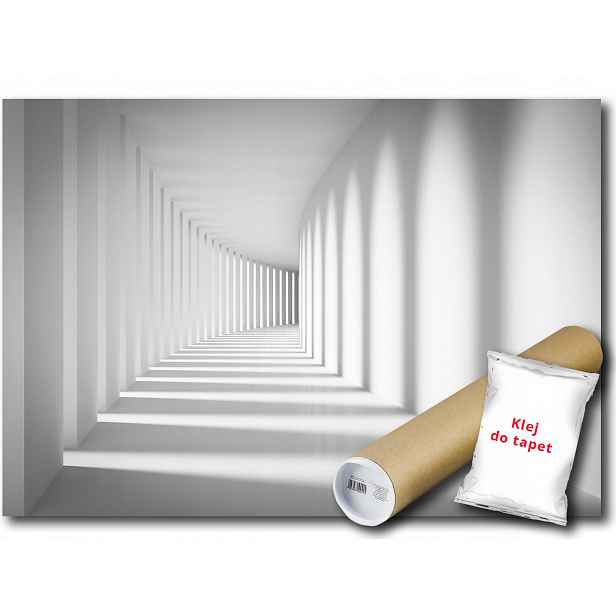 Vinylová fototapeta tunel chodba 3D 368x254