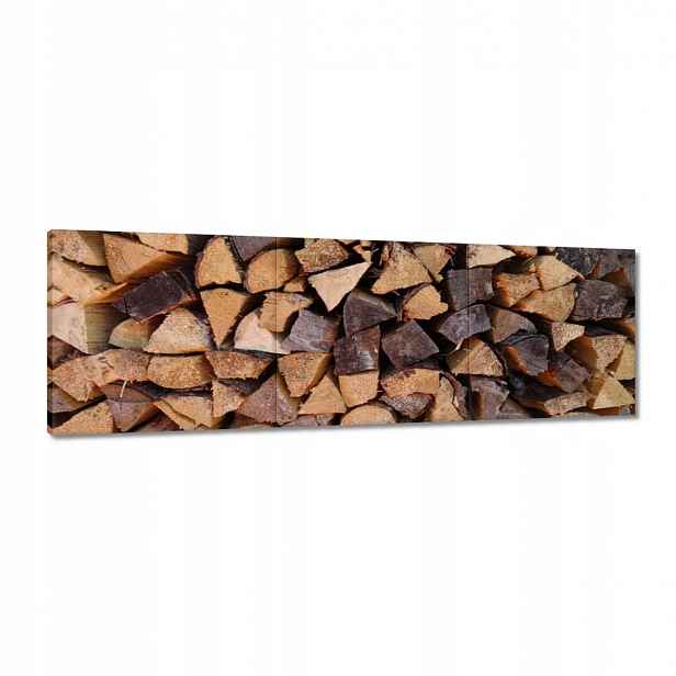Obrazy 120x40 Dřevo do krbu