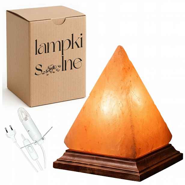 Solná Lampa sůl Himalájská pyramida Ionizátor Lampička Přírodní těleso ze soli